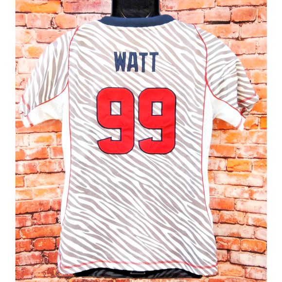 JJ WATT 99 Houston Texans Women Zebra"Stitched NFL Football Jersey Medium Nike - Picture 2 of 8